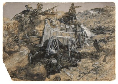 Lot 440 - Woodville (Richard Caton, 1856-1927). Attack on the Laager, 1893