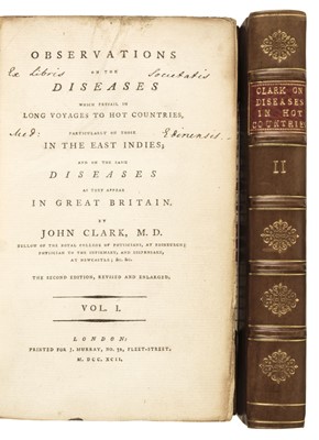 Lot 156 - Clark (John). Observations on the diseases which prevail in long voyages