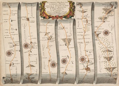 Lot 425 - Ogilby (John). The Continuation of the Road from London to St. Davids, circa 1675