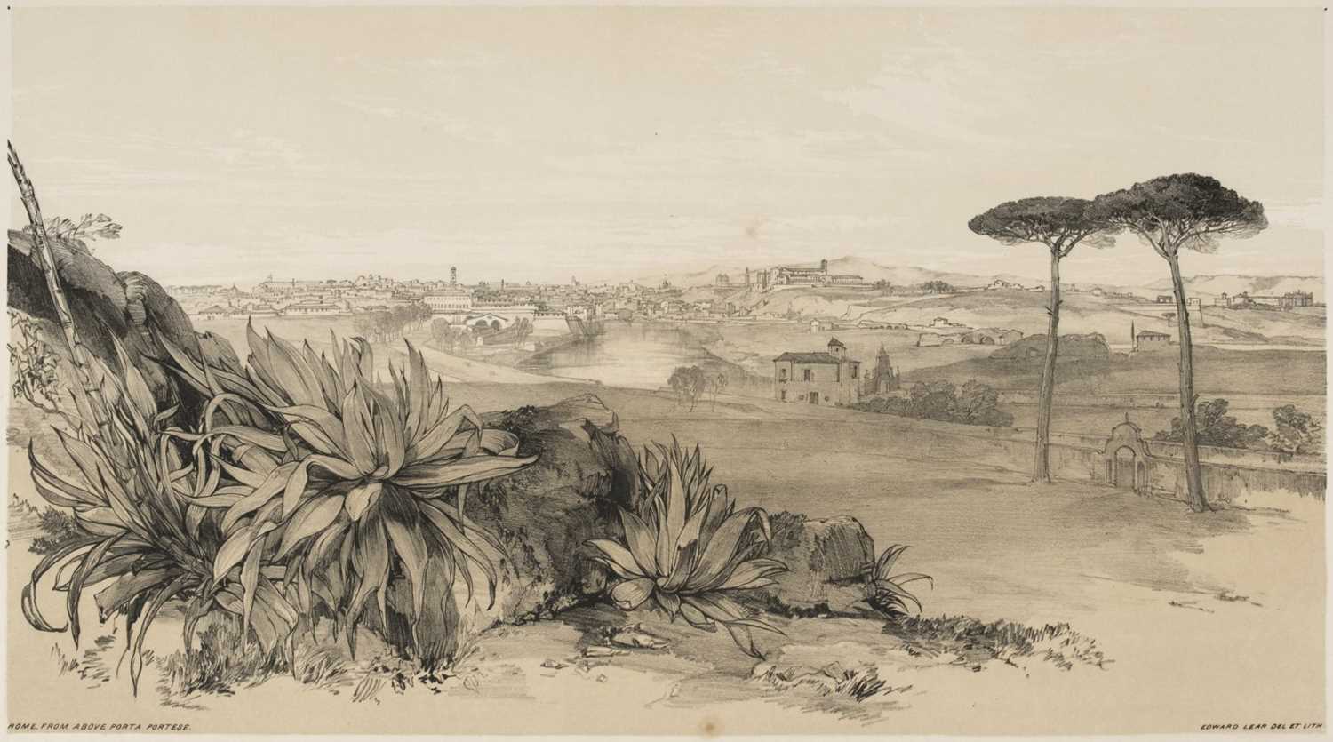 Lot 95 - Lear (Edward). Views in Rome and its Environs, 1841