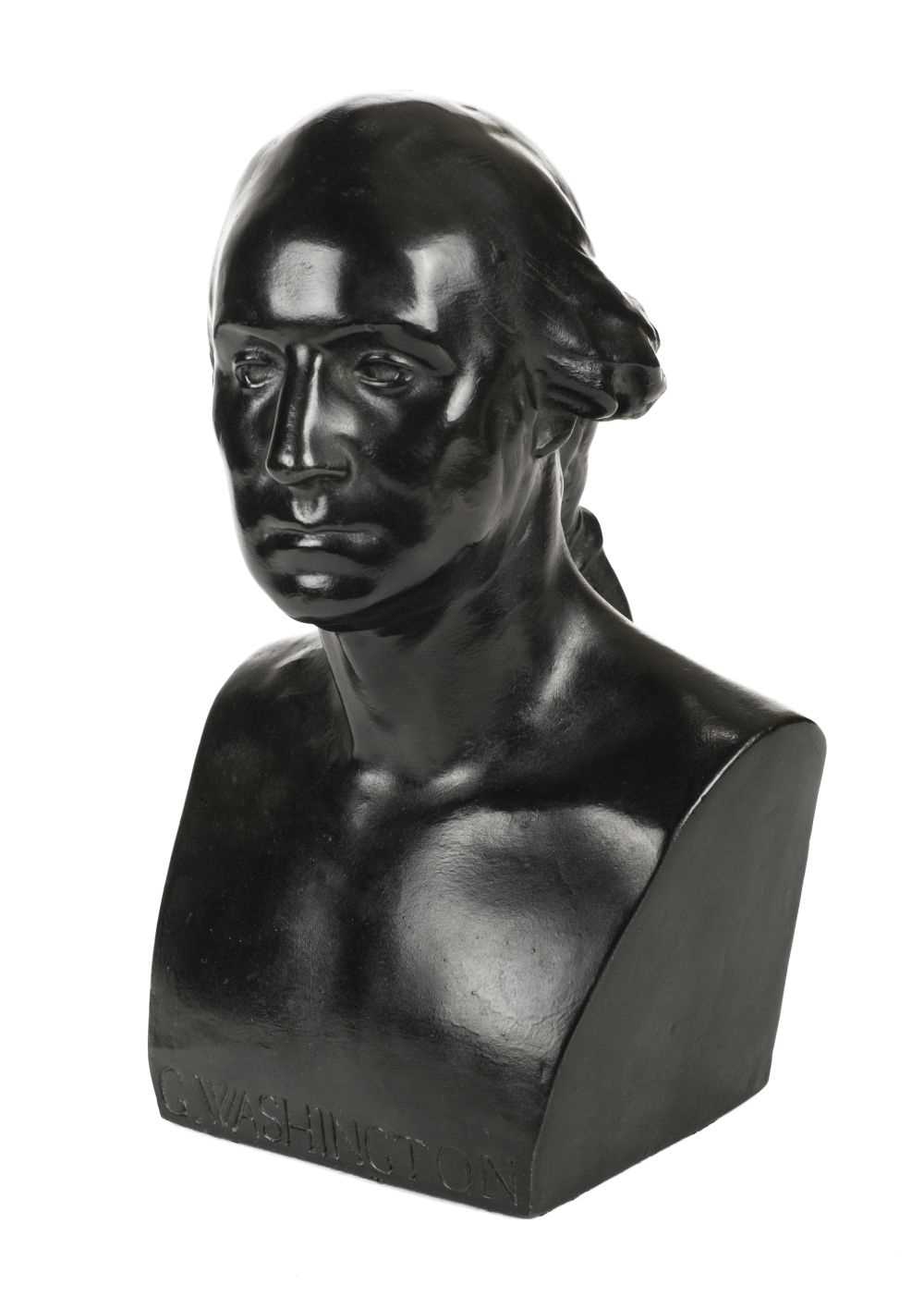Lot 7 - Washington bronze bust