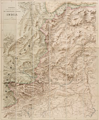 Lot 404 - India. Stanford (E., publisher), Sketch map of the North-Western Frontier of India, 1897