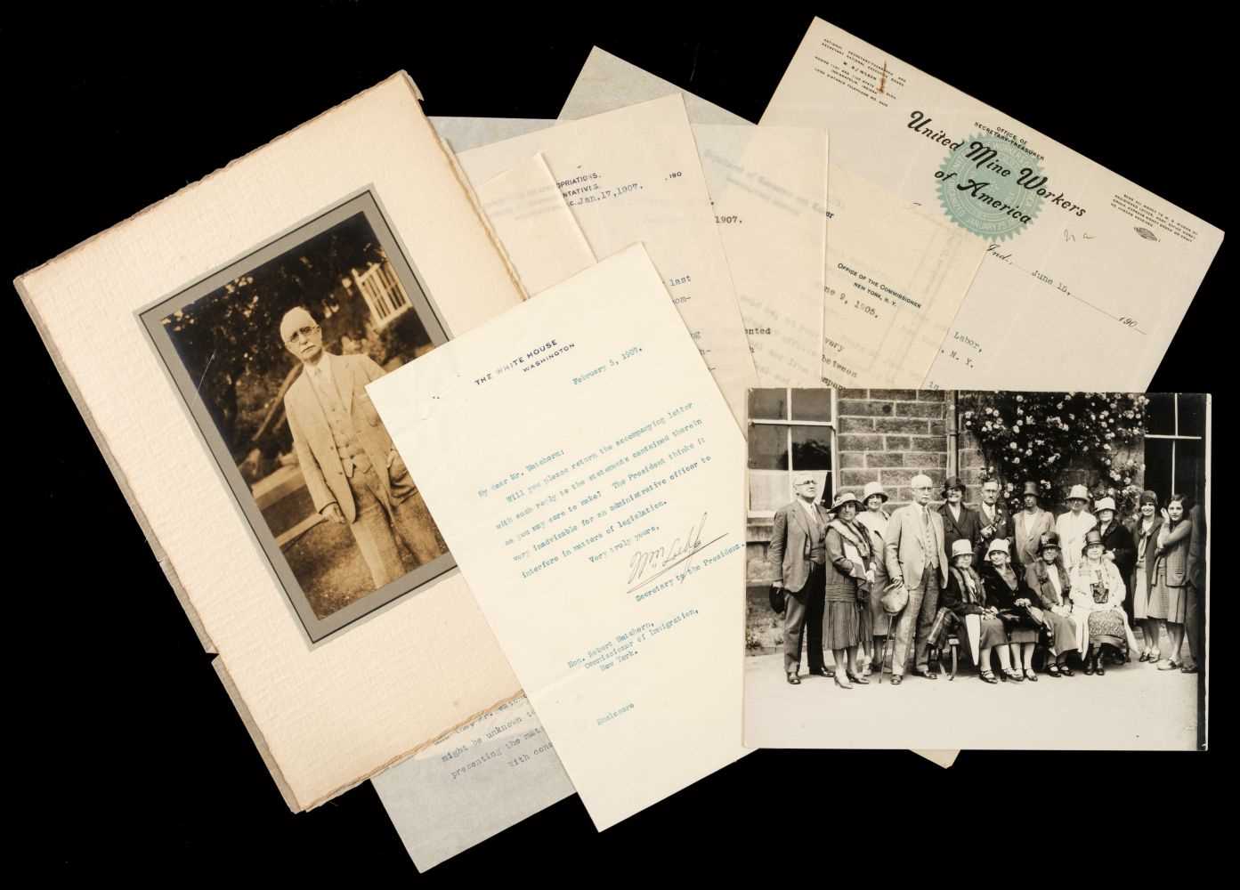 Lot 195 - Watchorn (Robert, 1859-1944). Archive of letters, photographs, press cuttings etc