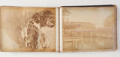 Lot 385 - World album. A personal photograph album of family portraits and views, circa 1870s/1880s
