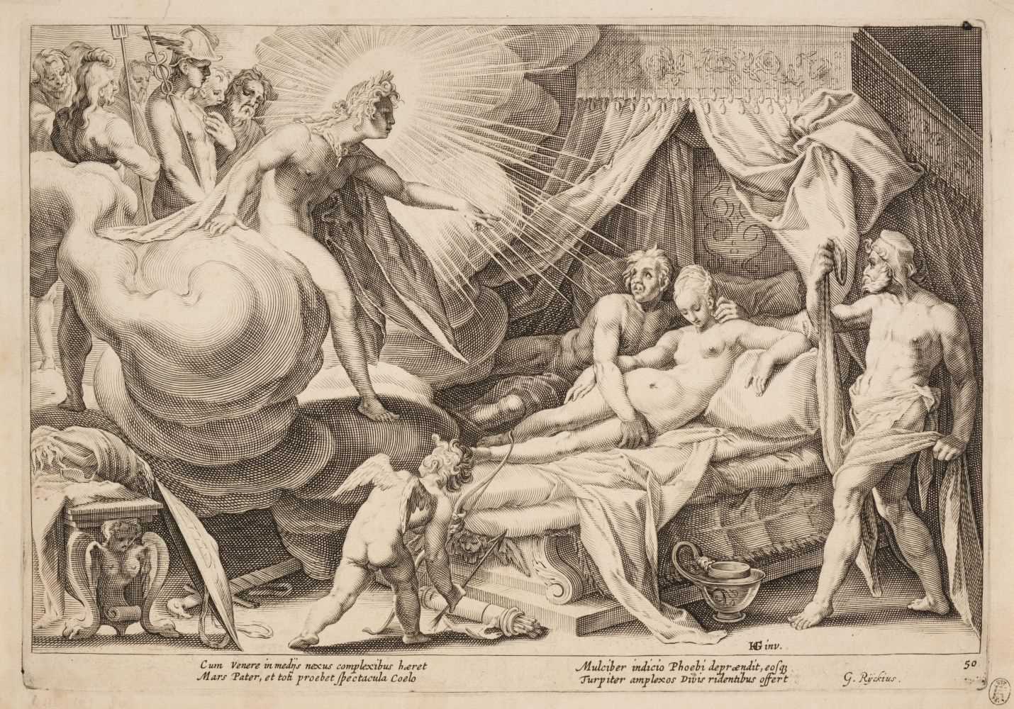 Lot 371 - Baudous (Robert Willemsz de, 1574-1659). Phoebus exposing Mars and Venus