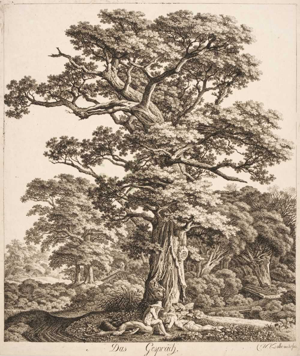 Lot 390 - Kolbe (Carl Wilhelm, 1757-1835). Das Gespräch, 1800 [or slightly later]