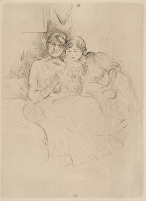 Lot 546 - Morisot (Berthe, 1841-1895). Leçon de Dessin, circa 1889