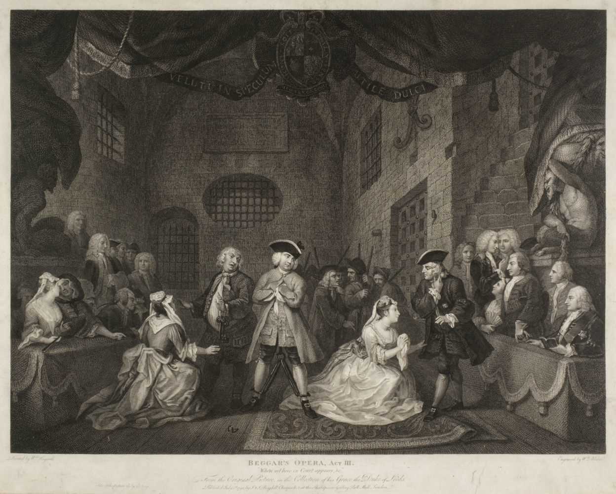 Lot 373 - Blake (William, 1757-1827). Beggar's Opera, Act III, 1790
