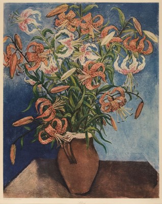 Lot 571 - Nevinson (Christoper Richard Wynne, 1889-1946). Lilies, circa 1930s