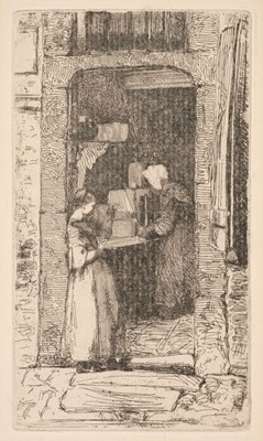 Lot 563 - Whistler (James Abbott MacNeill, 1834-1903). La Marchande de Moutarde, 1858