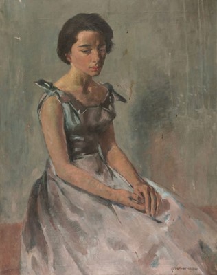 Lot 409 - Fleetwood-Walker (Bernard, 1892-93-1965). Portrait of Elizabeth Anne Nassim, 1950s