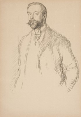 Lot 550 - Rothenstein (William, 1872-1945). Portrait of John Singer Sargent