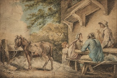 Lot 479 - Morland (George, 1762/63-1804). Peasants Resting at an Inn