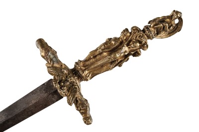 Lot 215 - Dagger. A Victorian ritual dagger