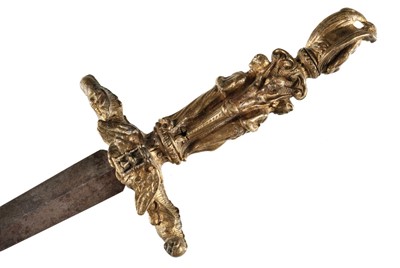 Lot 215 - Dagger. A Victorian ritual dagger