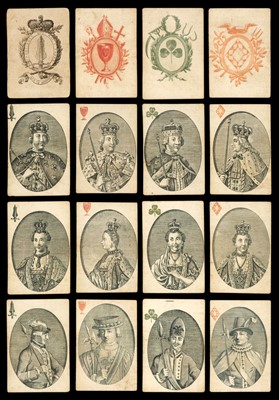 Lot 466 - Playing cards. A deck of playing cards, London: Rowley & Co., between 1774 & 1776