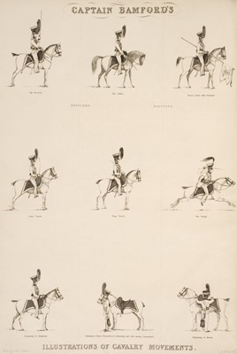 Lot 34 - Bamford (John). Illustrations of the Field Movements of Cavalry, 1st edition, 1824