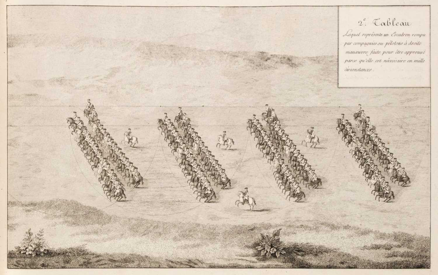 Lot 27 - Drummond de Melfort (Comte de). Traité sur la cavalerie, 1st edition, 1776, atlas only