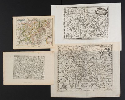 Lot 448 - Silesia. A collection of eleven maps, 17th century