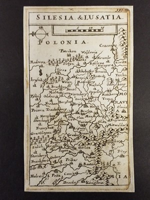 Lot 448 - Silesia. A collection of eleven maps, 17th century