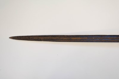 Lot 252 - Sword. A 17th century Scottish Basket hilted backsword