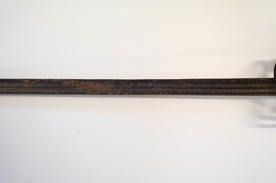 Lot 252 - Sword. A 17th century Scottish Basket hilted backsword