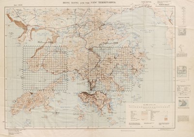 Lot 403 - Hong Kong. Hong Kong and the New Territories, War office publication, 1949