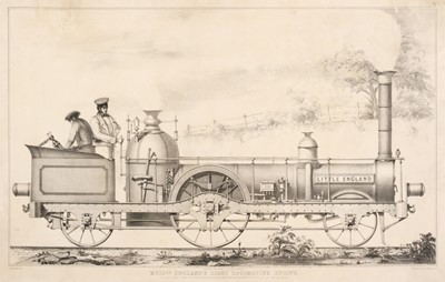 Lot 544 - Basire (James). "Messrs England's Light Locomotive Engine", circa 1851