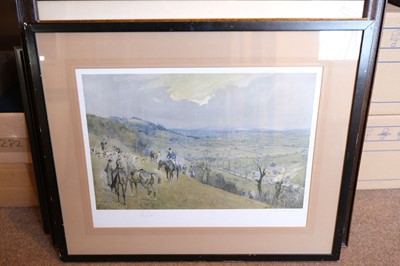 Lot 484 - Edwards (Lionel, 1878 - 1966). Six large hunting prints, circa 1930