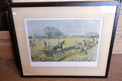 Lot 484 - Edwards (Lionel, 1878 - 1966). Six large hunting prints, circa 1930