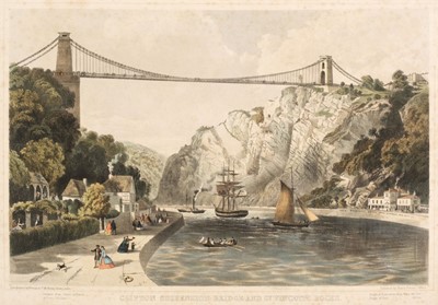 Lot 549 - Bristol. Newman & Co., lithographers, Clifton Suspension Bridge..., circa 1865