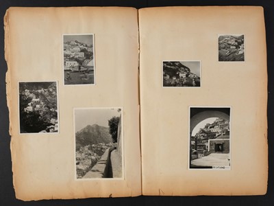 Lot 55 - Italy. A photograph album centred on an artistic community in Positano, c. 1930s