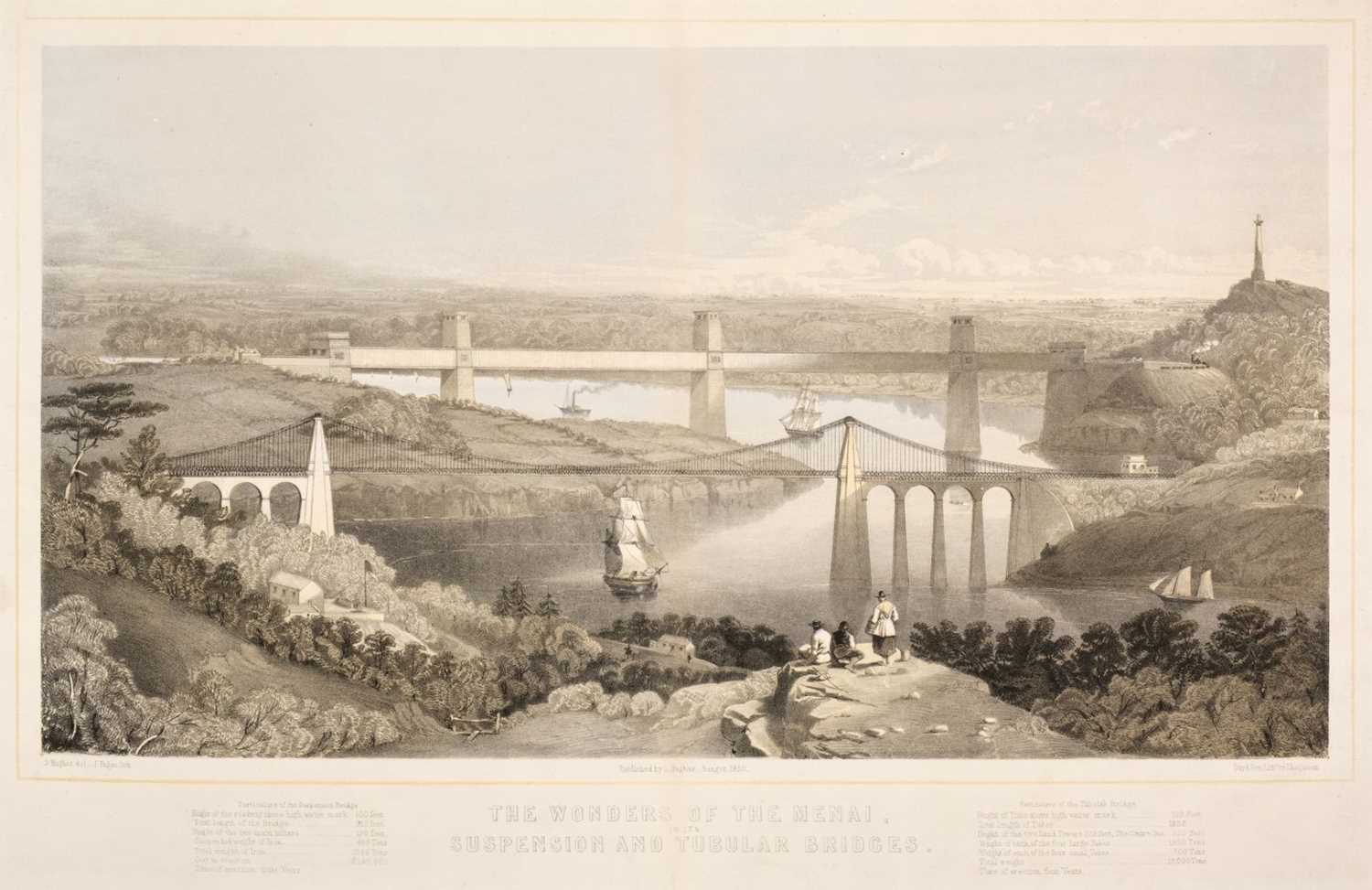 Lot 583 - Menai Straits. Fagan (J. lithographer), The Wonders of the Menai..., 1850