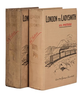Lot 347 - Churchill (Winston Spencer). London to Ladysmith via Pretoria, 2nd impression, 1900