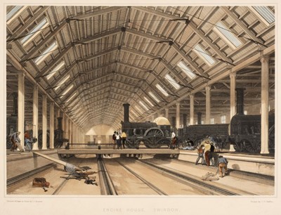 Lot 546 - Bourne (J. C.). Engine House Swindon & Bath Station, circa 1850