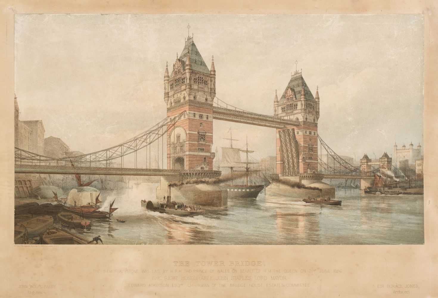 Lot 580 - London. The Tower Bridge, 1886