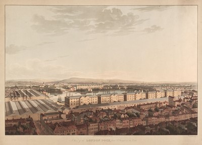 Lot 569 - Havell (D.). A View of the London Dock, from St Georges in the East, 1816