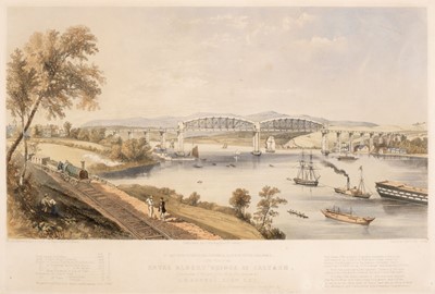 Lot 584 - Needham (J.). Royal Albert Bridge at Saltash, circa 1860