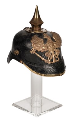 Lot 235 - Pickelhaube. A WWI Prussian Other Ranks Pickelhaube