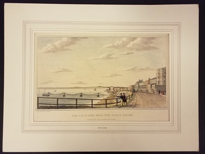 Lot 547 - Brighton. Bruce (J.), The Chain Pier at Brighton, circa 1824