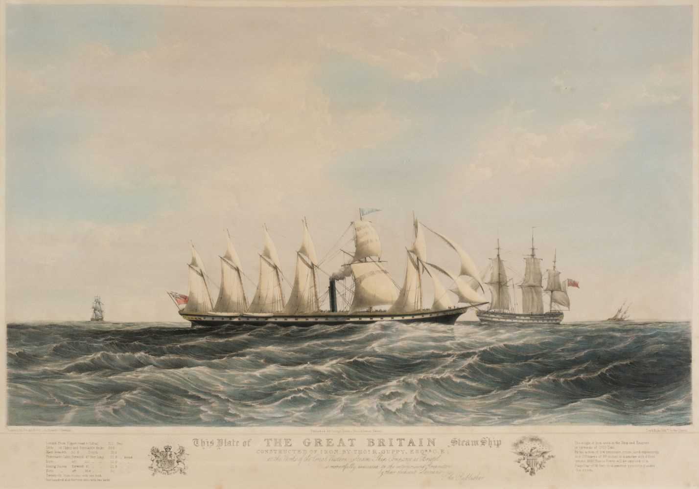 Lot 551 - Brunel (Isambard Kingdom). The Steam Ship "Great Britain", [1843]