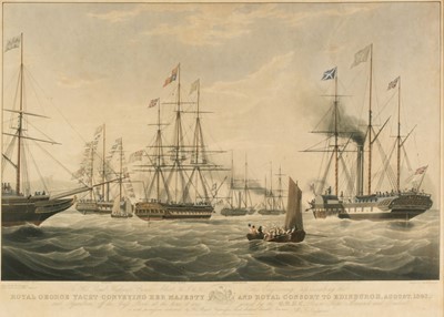 Lot 558 - Duncan (Edward). Royal George Yacht Conveying Her Majesty and Royal Consort to Edinburgh, 1842