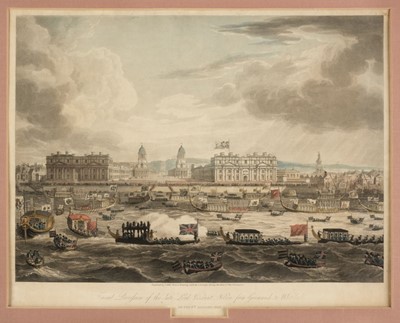 Lot 565 - Greenwich. Funeral Procession of the Lord Viscount Nelson, from Greenwich to Whitehall, 1806