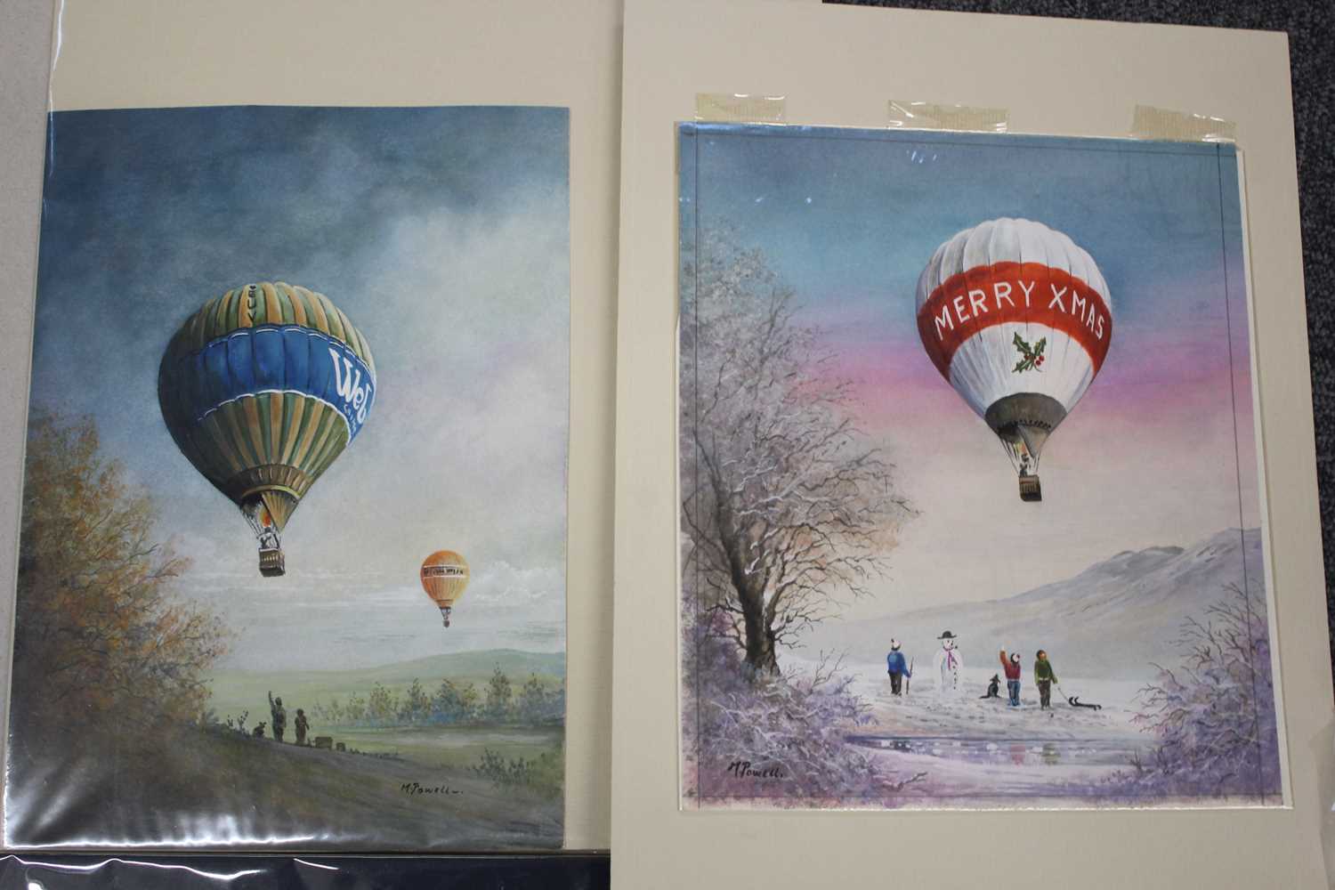 Lot 41 - Powell (Michael, 20th century). Aviation watercolours