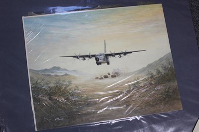 Lot 41 - Powell (Michael, 20th century). Aviation watercolours