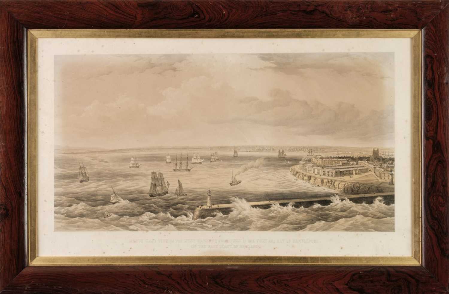 Lot 568 - Hartlepool. North East View of  the..., Harbour and Docks..., circa 1850