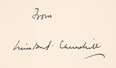 Lot 358 - Churchill (Winston Spencer). Winston Churchill the Painter, 1958, signed