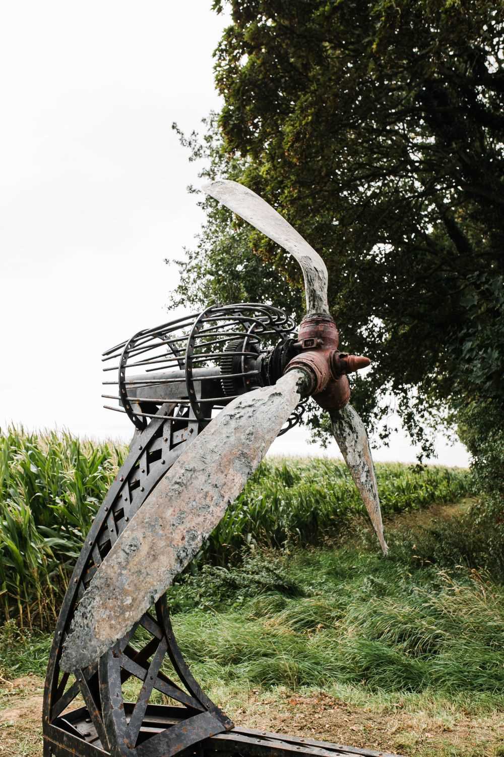 Lot 79 Guy Gibson. The Heinkel He III Propeller Shot