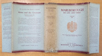 Lot 351 - Churchill (Winston Spencer). Marlborough. His Life and Times, 4 volumes, 1st edition