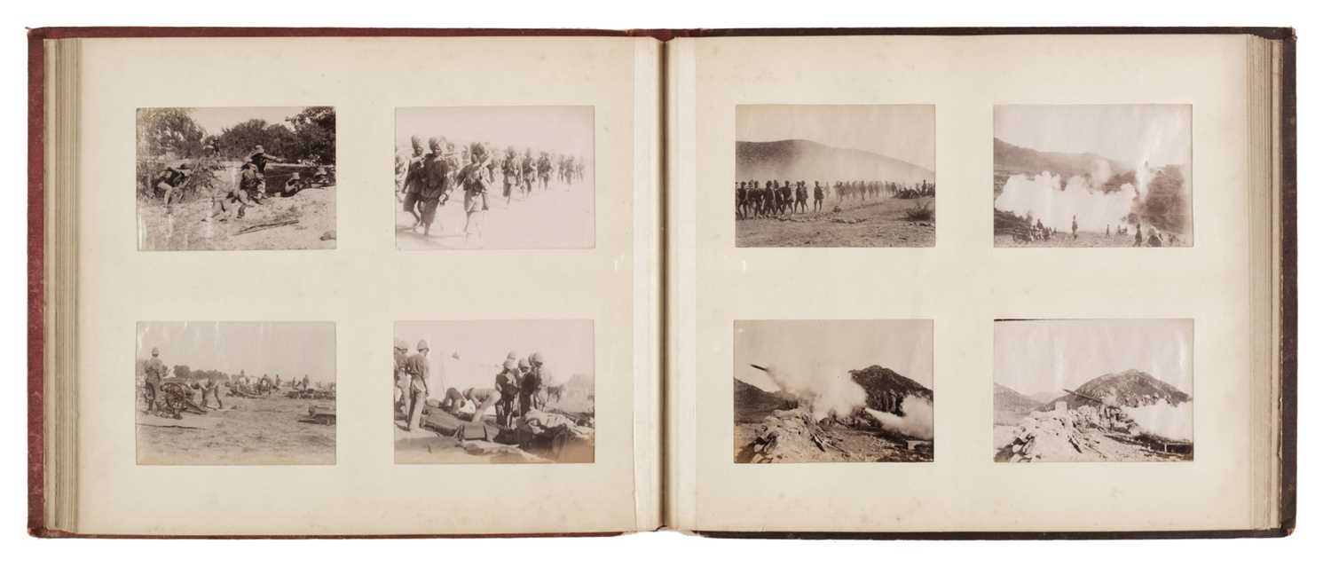 Lot 230 - The Tirah Expedition 1897[-98]. An album of 170 window-mounted photographs